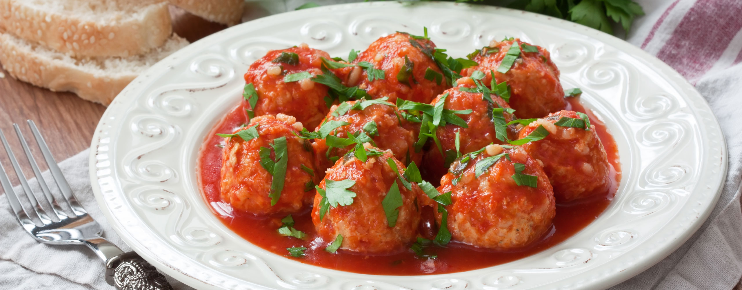 polpette di tacchino in umido