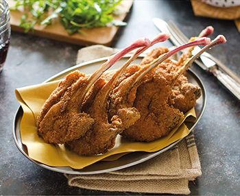 costolette d'agnello fritte