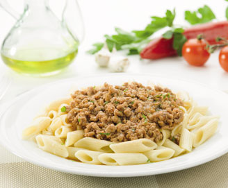 pennette al ragu di tacchino