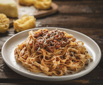Tagliatelle al ragù di coniglio
